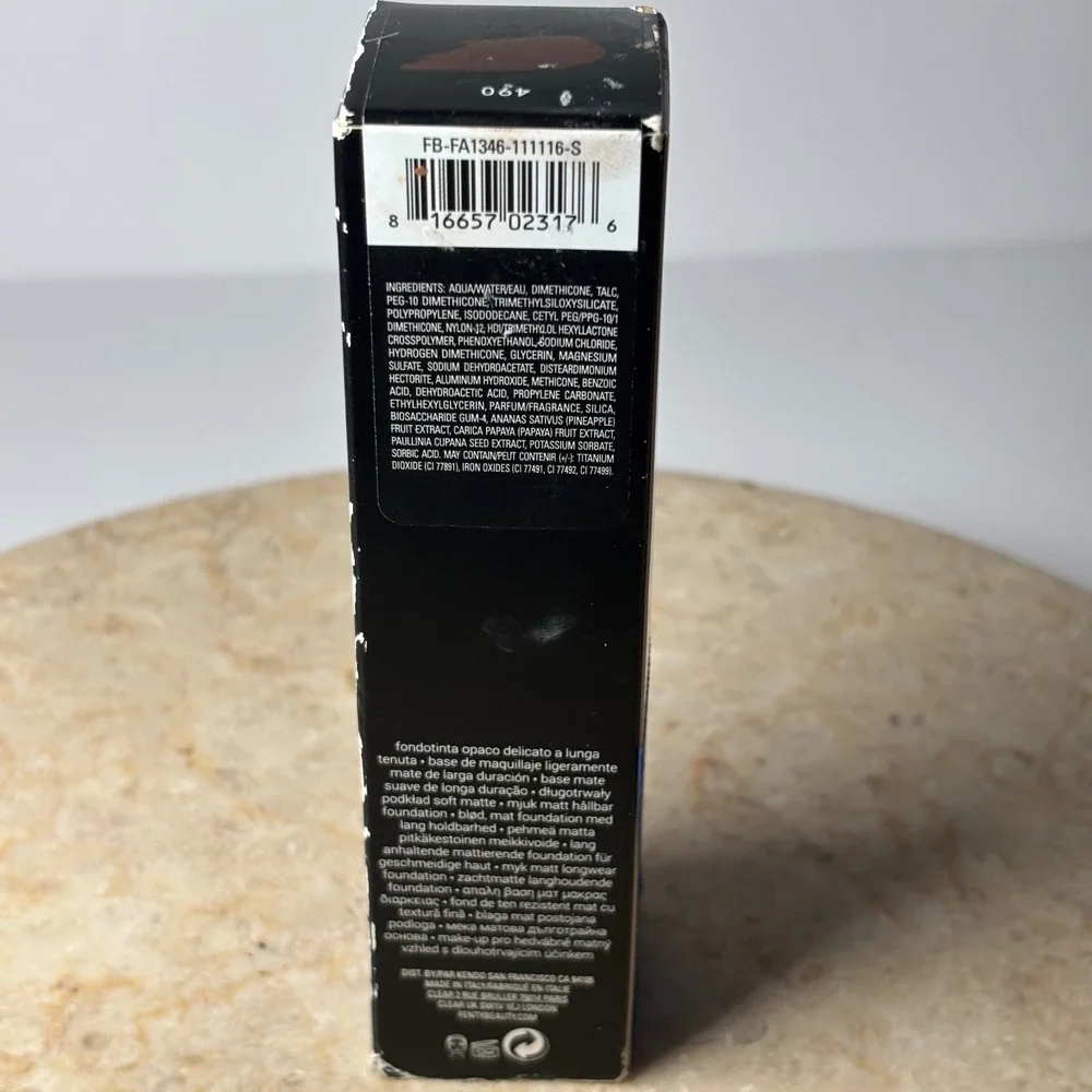 NIB Fenty Beauty‎ by Rihanna 490 Pro Filt'r Soft Matte Longwear Foundation